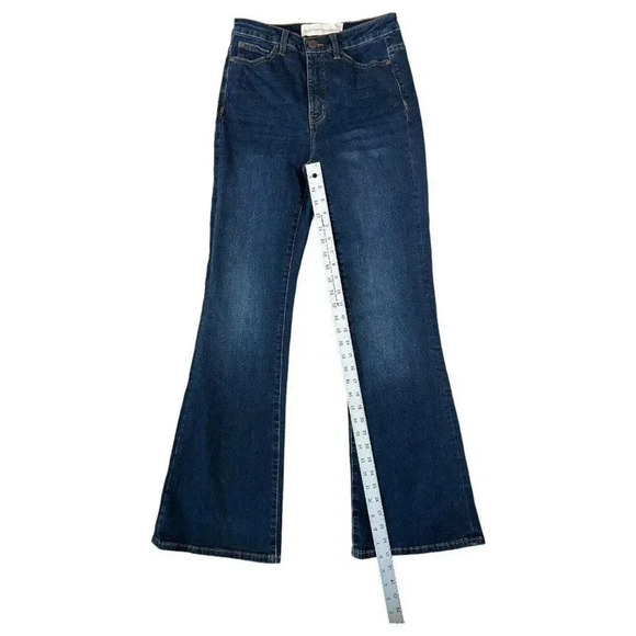 Soft Surroundings Ultimate Denim Flare Jeans Medium Wash Size 4 - Picture 2 of 6